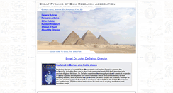 Desktop Screenshot of gizapyramid.com